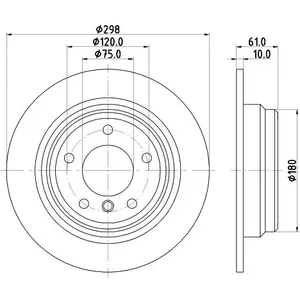 Disque de frein PRO High Carbon 8DD 355 127-271 Hella Pagid GmbH 8DD355127271 pas cher