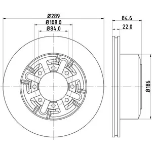 HELLA PAGID Disques de frein pour IVECO: Daily (Ref: 8DD 355 105-791) pas cher