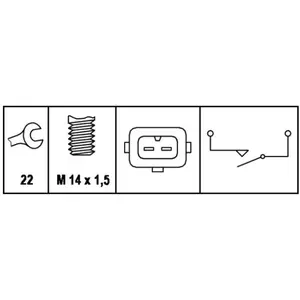 Comparateur de prix : Contacteur de feu de recul HELLA 6ZF 008 621-151 - Réf. 6ZF 008 621-151