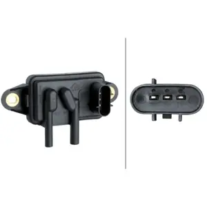 Comparateur de prix : HELLA 6PP 009 409-391 Capteur, pression des gaz échappement - 3pôle - vissé