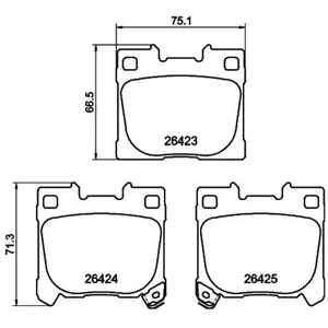 Kit de plaquettes de frein, frein à disque HELLA PAGID 8DB 355 041-081 pas cher