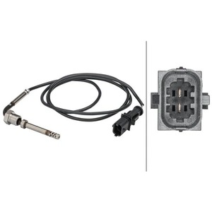 HELLA 6PT 358 181-491 Capteur, température des gaz - 2pôle - vissé - Câble: 1110mm pas cher