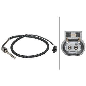 Comparateur de prix : HELLA 6PT 358 181-411 Capteur, température des gaz - 2pôle - vissé - Câble: 640mm