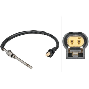 Comparateur de prix : HELLA 6PT 358 181-551 Capteur, température des gaz - 2pôle - vissé - Câble: 140mm