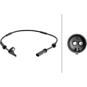Comparateur de prix : HELLA 6PU 230 048-191 Capteur, vitesse de roue - 2pôle - Câble: 554mm