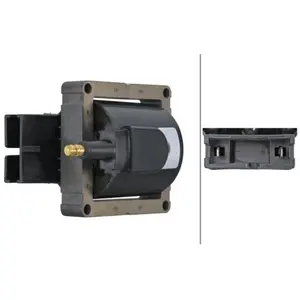 HELLA 5DA 358 168-691 Bobine d'allumage - 2pôle - Bobine d'allumage au distributeur - vissé pas cher