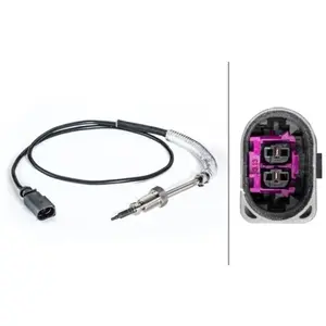 Comparateur de prix : Capteur De Température Des Gaz D'échappement Hella 6pt 014 494-441