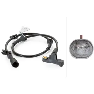 HELLA 6PU 230 040-291 Capteur, vitesse de roue - 2pôle - Essieu avant - avec support pas cher