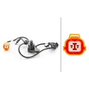Comparateur de prix : HELLA 6PU 230 040-841 Capteur, vitesse de roue - 2pôle - avec support