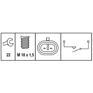 Comparateur de prix : Contacteur, feu de recul HELLA, par ex. pour Alfa Romeo, Fiat, Lancia, Ford, Opel, Abarth