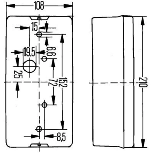 Feu arrière 2SD 006 040-131 Hella 2SD006040131