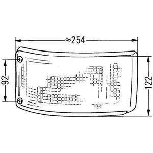 Feu clignotant HELLA 2BA 004 119-001