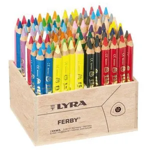 Comparateur de prix : Lyra Crayon de couleur ferby triangulaire 12cm - boite de 96