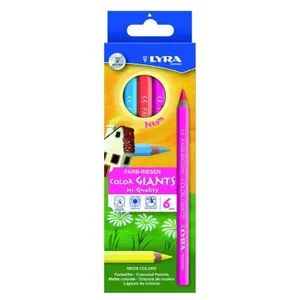 Lyra de couleur géants Crayon, Couleur Assortis pas cher