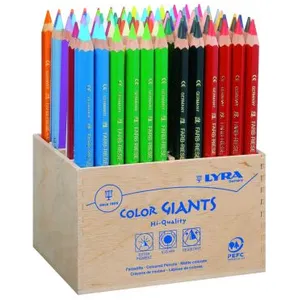 Lyra de couleur géants Crayon, Couleur Assortis Verni 96 Farbstifte pas cher