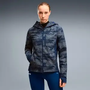 Puma Primaloft Reflective Veste running Femmes - bleu, Taille L pas cher