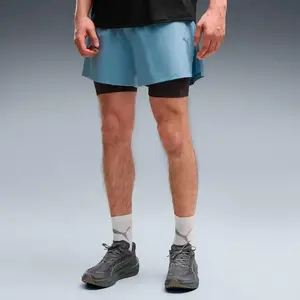 Puma Dreamrun DryCell 2in1 5in Short de running Hommes - bleu, Taille XXL pas cher
