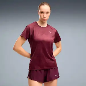 Puma Velocity AOP Maillot de course Femmes - rouge foncé, Taille S pas cher
