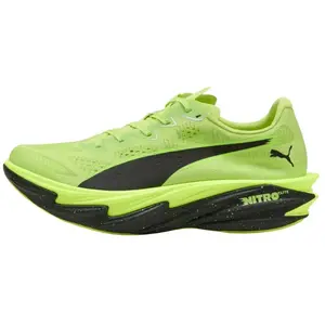 Chaussures Puma Deviate NITRO Elite 4 Vert Noir AW26, Taille 44 - EUR
