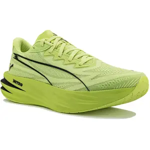 Chaussures Puma Deviate Pure NITRO Vert Noir AW26, Taille 40,5 - EUR pas cher