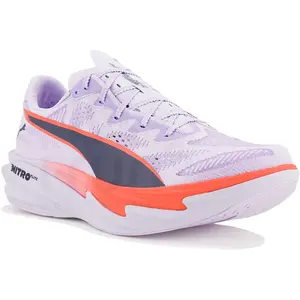 Chaussures Puma Deviate NITRO Elite 4 lilas rouge noir femme - 38.5