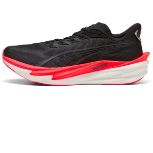 Chaussures Puma Deviate NITRO 4 Noir Rouge AW26, Taille 47 - EUR pas cher