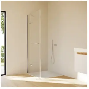 HÜPPE Vista Porte pivotante, pour accès d'angle, pour niche, pour paro... pas cher
