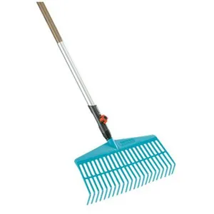 Balai-râteau emmanché combisystem - GARDENA - Réf. 3101/3723 - Bleu