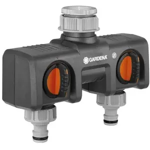 Comparateur de prix : Gardena 08193-20 raccord des tuyaux d'eau Noir, Gris, Orange 1 pièce(s)