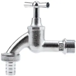 Comparateur de prix : Robinet de jardin en laiton GARDENA 7330 - vissage de tuyau et mat chromé