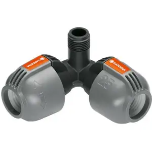 Comparateur de prix : Gardena Raccord d'angle d'arrosage enterré 25 mm mâle 1/2