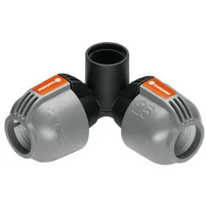 Comparateur de prix : Raccord d'angle pour arroseur Sprinklersystem GARDENA - 25 mm - 2764-20 TU