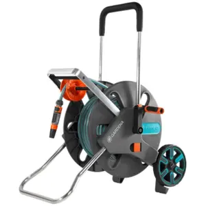 Comparateur de prix : Gardena - Tuyau d'arrosage 50 m avec chariot dévidoir AquaRoll L Easy