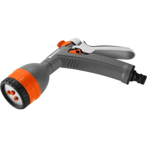 Comparateur de prix : Gardena Pistolet multi-applications - jet concentré, plat, pluie et pluie fine