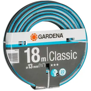 Comparateur de prix : Tuyau d'arrosage de jardin GARDENA Classic - diamètre 13mm - 18m