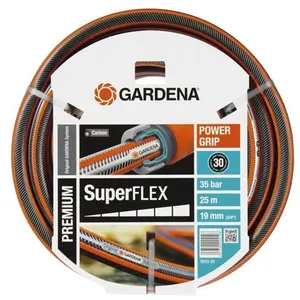 Comparateur de prix : DYMO Gardena 1811320 Tuyau d'arrosage Super Flex Ø 19 mm - 25 m, Orange