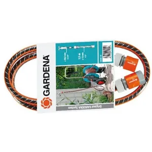 Comparateur de prix : Tuyau Flex avec raccords de branchement GARDENA - 1,5 m - ?18050-26 TU