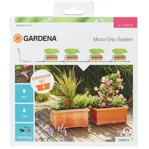 Comparateur de prix : Gardena Kit d'extension pour jardinière, Orange, 35 x 20 x 19 cm