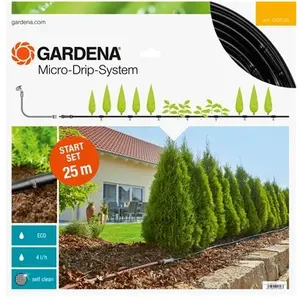 Comparateur de prix : Kit d'arrosage goutte-à-goutte pour rangées de plantes m (13011-20). - Gardena