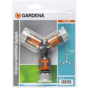 Comparateur de prix : Kit de dérivation en Y pour arrosage Ø13 et 15mm GARDENA 18287-20