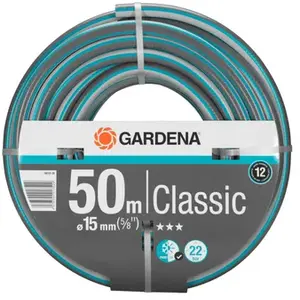 Comparateur de prix : Gardena - Tuyau d'arrosage Classic 15 mm (5/8'') 50 m (18019-26)