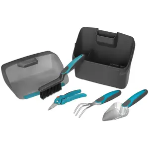 Comparateur de prix : Set de jardinage Gardena Urbain 4 pièces et boîte de stockage