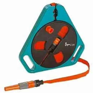 Comparateur de prix : Gardena - Tuyau plat textile Classic 15 en boîtier-enrouleur (756-20)
