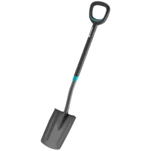 Comparateur de prix : Gardena Bêche ErgoLine, Noir, Anthracite, Bleu Turquoise, Bêche à Bord Droit
