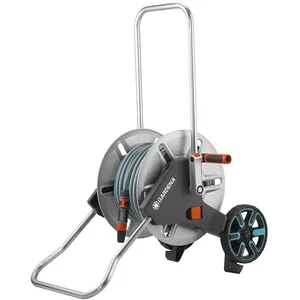 Comparateur de prix : Dévidoir métal sur roues CLEVERROLL M avec tuyau 25M GARDENA 8543-26