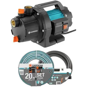 Comparateur de prix : 3000/4 Basic Set Pompe de jardin 3000 l/h 35 m V158213 - Gardena