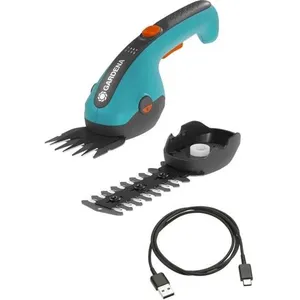 Comparateur de prix : Gardena Kit cisaille à gazon ClassicCut Li + lame taille-buissons
