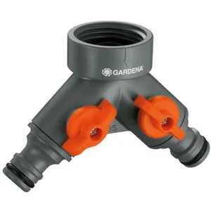 Comparateur de prix : Sélecteur d'arrosage sur robinet 2 circuits filetage 26,5 mm - Gardena