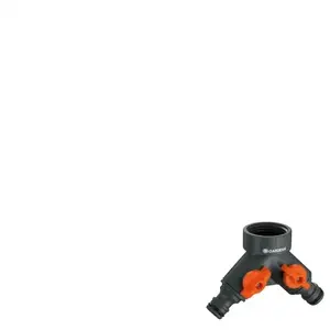 Comparateur de prix : Gardena - Connecteur de robinetterie double - adapté pour robinets de 26,5 mm
