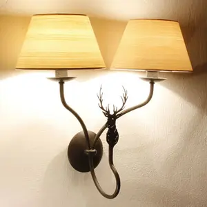 Menzel TH7362 applique à 2 lampes, motif de cerfVendu parluminaire